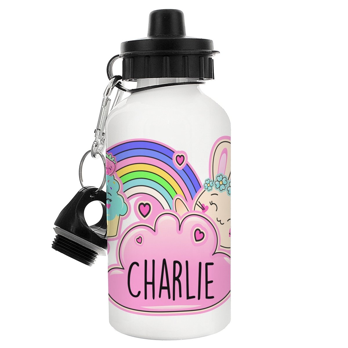 Personalised Rainbow Drinks Bottle - I Want That Present