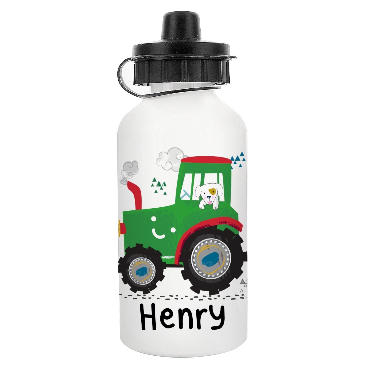 Personalised Tractor Drinks Bottle - I Want That Present