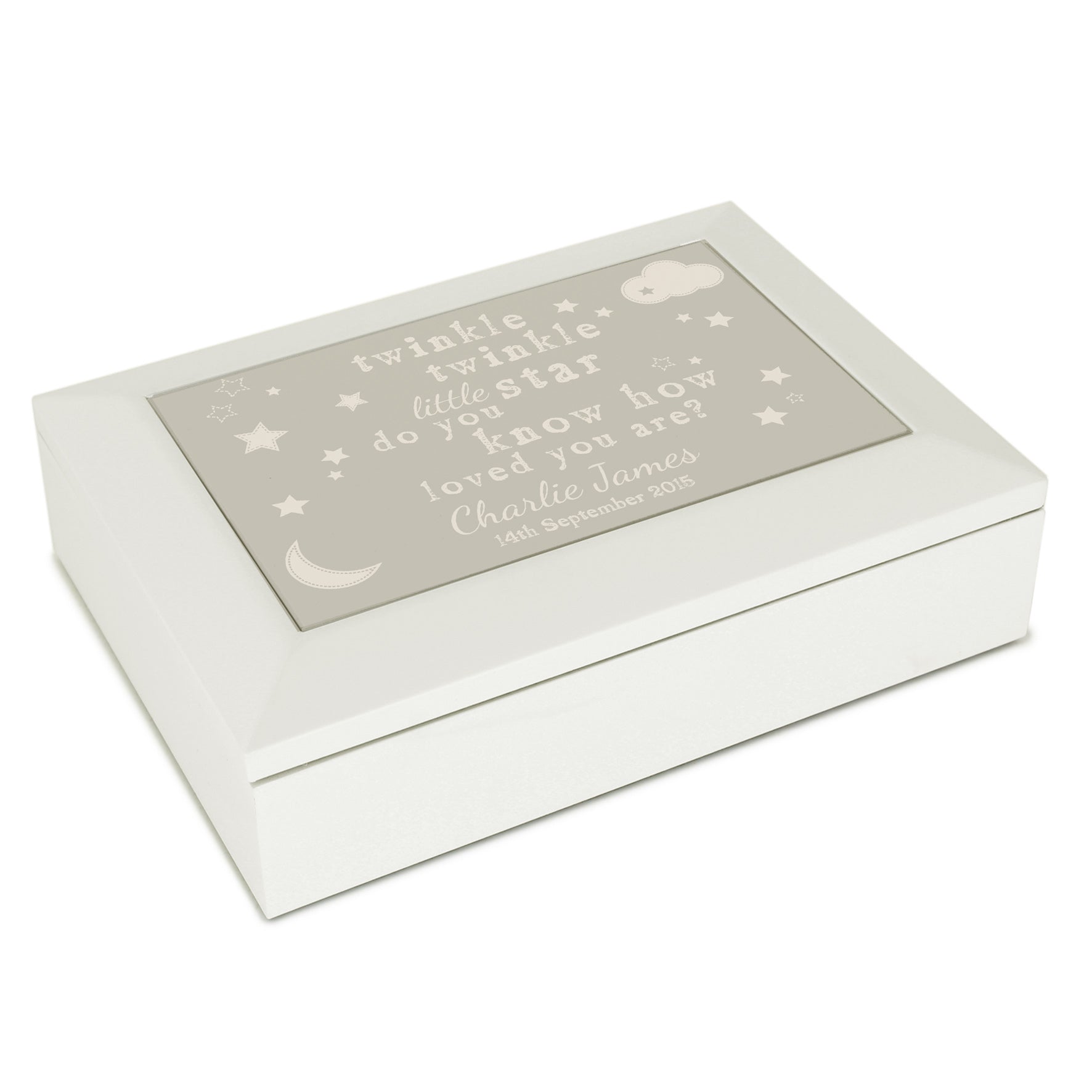 Personalised Twinkle Twinkle Keepsake Box