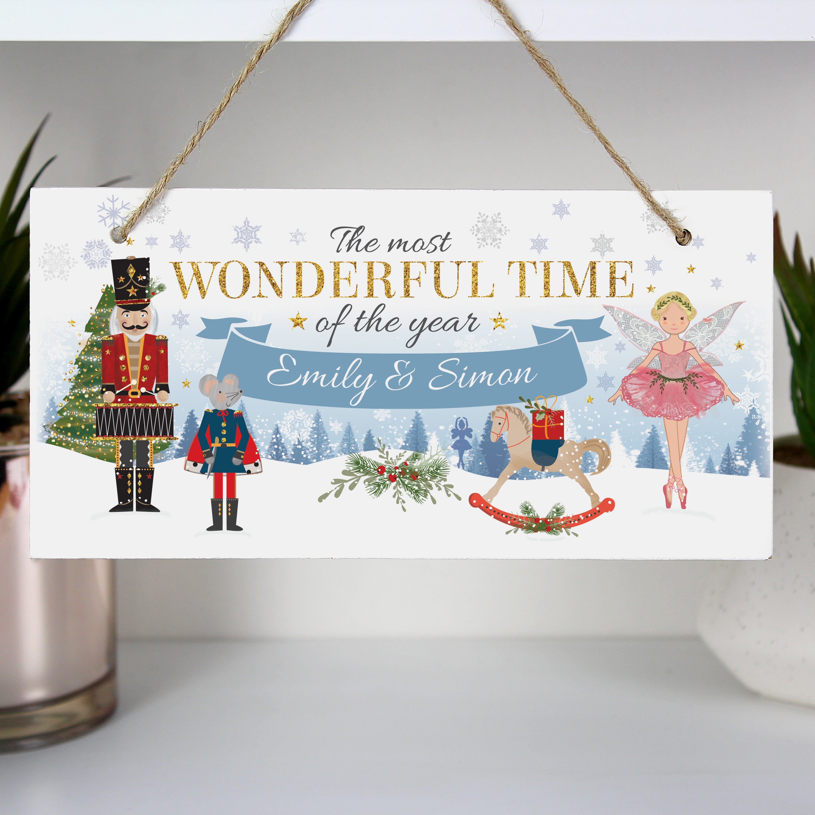 Personalised Nutcracker Wooden Sign