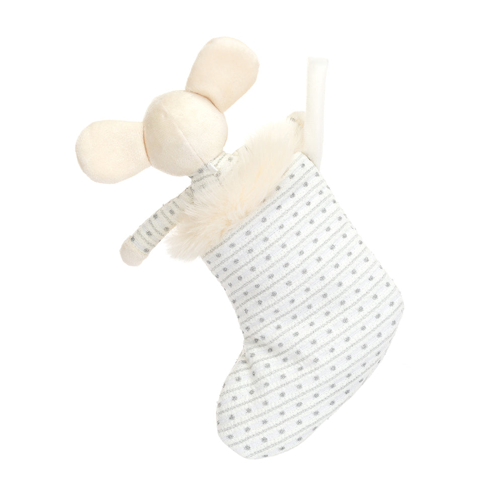 Jellycat Shimmer Stocking Mouse