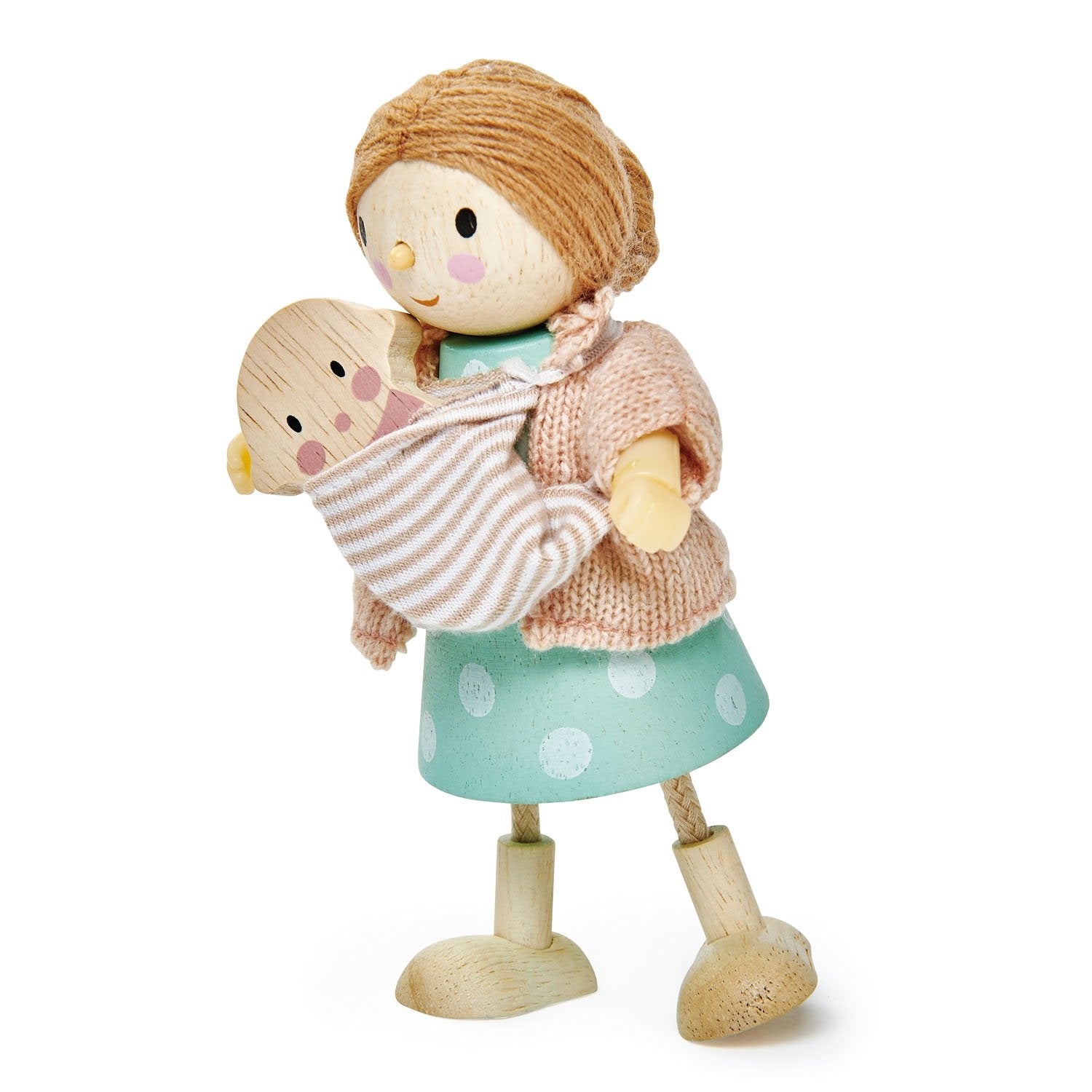 Tender Leaf Toys Wooden Doll Set - Mrs Goodwin and Baby
