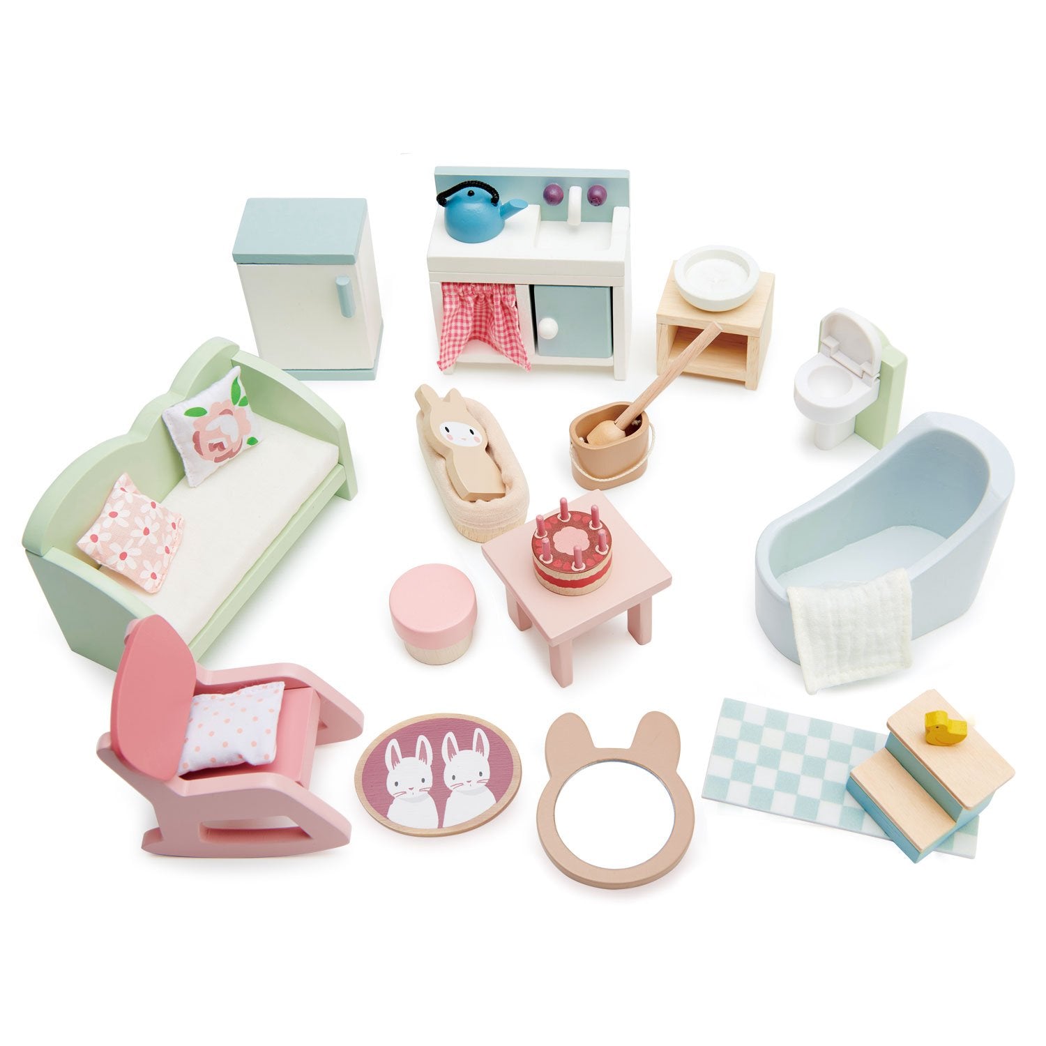 Dolls House Countryside Room Furniture by Tender Leaf Toys