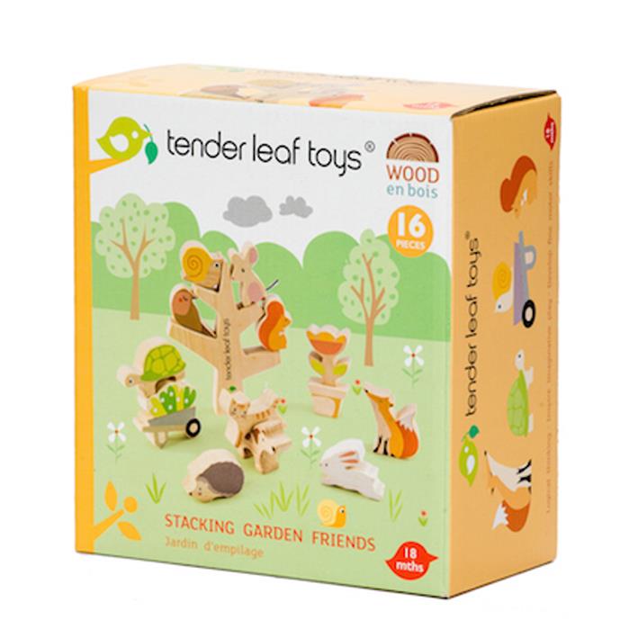 Tender Leaf Toys Stacking Garden Friends