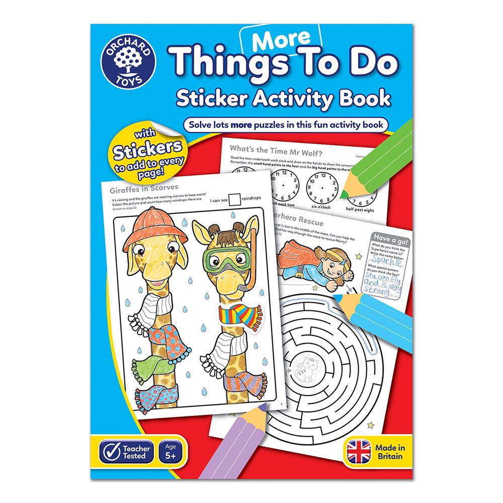 Orchard Toys More Things To Do Avtivity Book