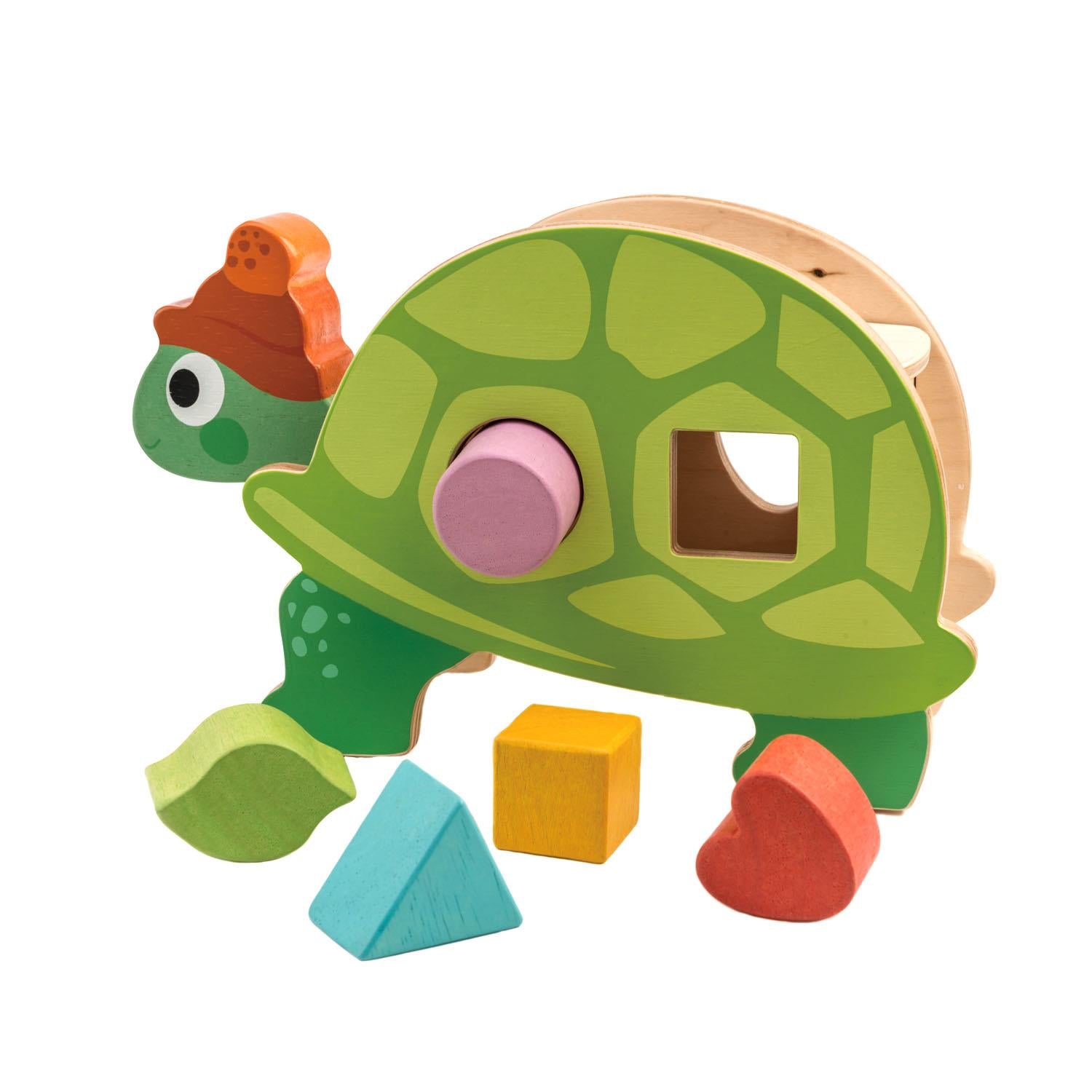 Tender Leaf Toys Tortoise Shape Sorter