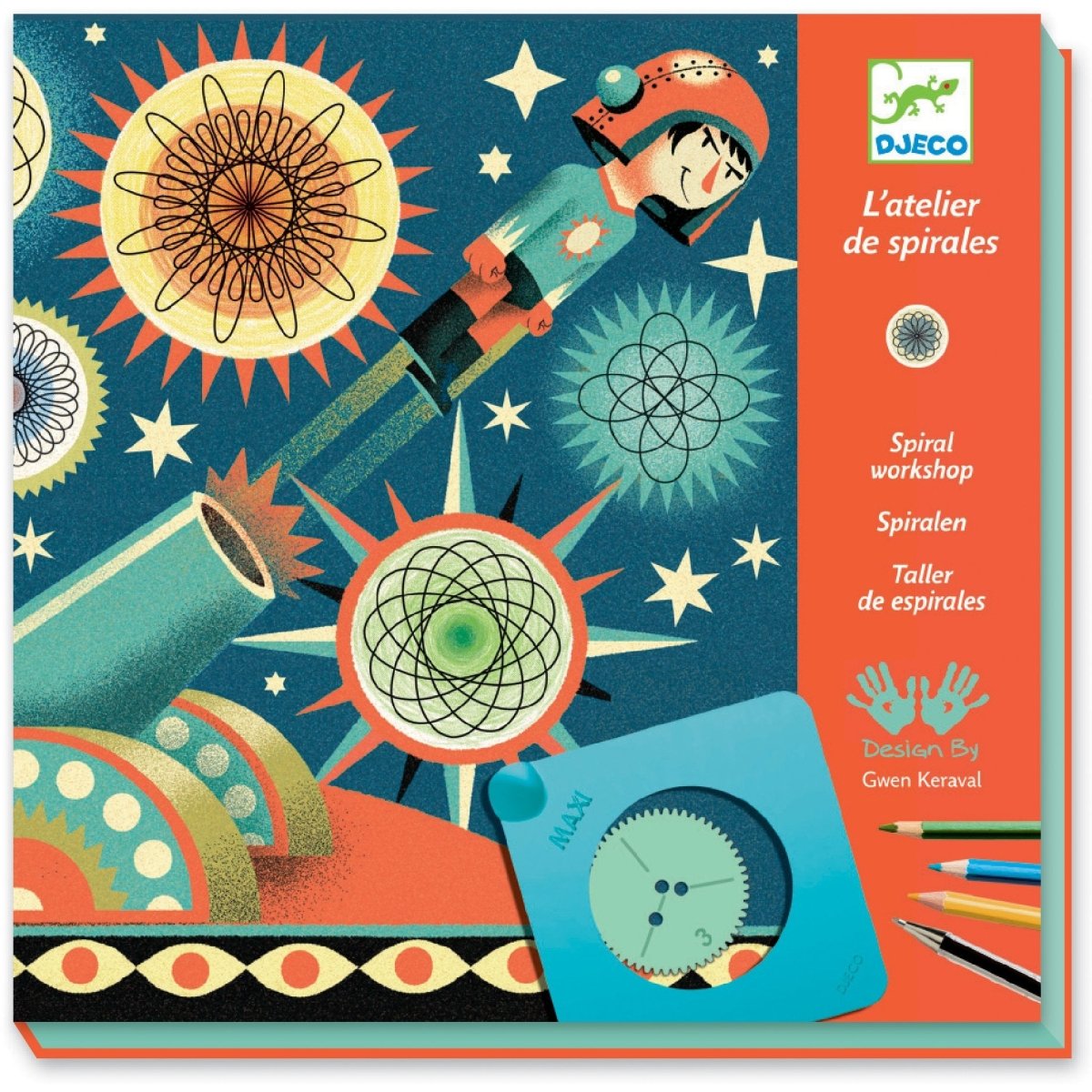 Djeco Spirals Workshop - Gwen the scientists laboratory - I Want That Present