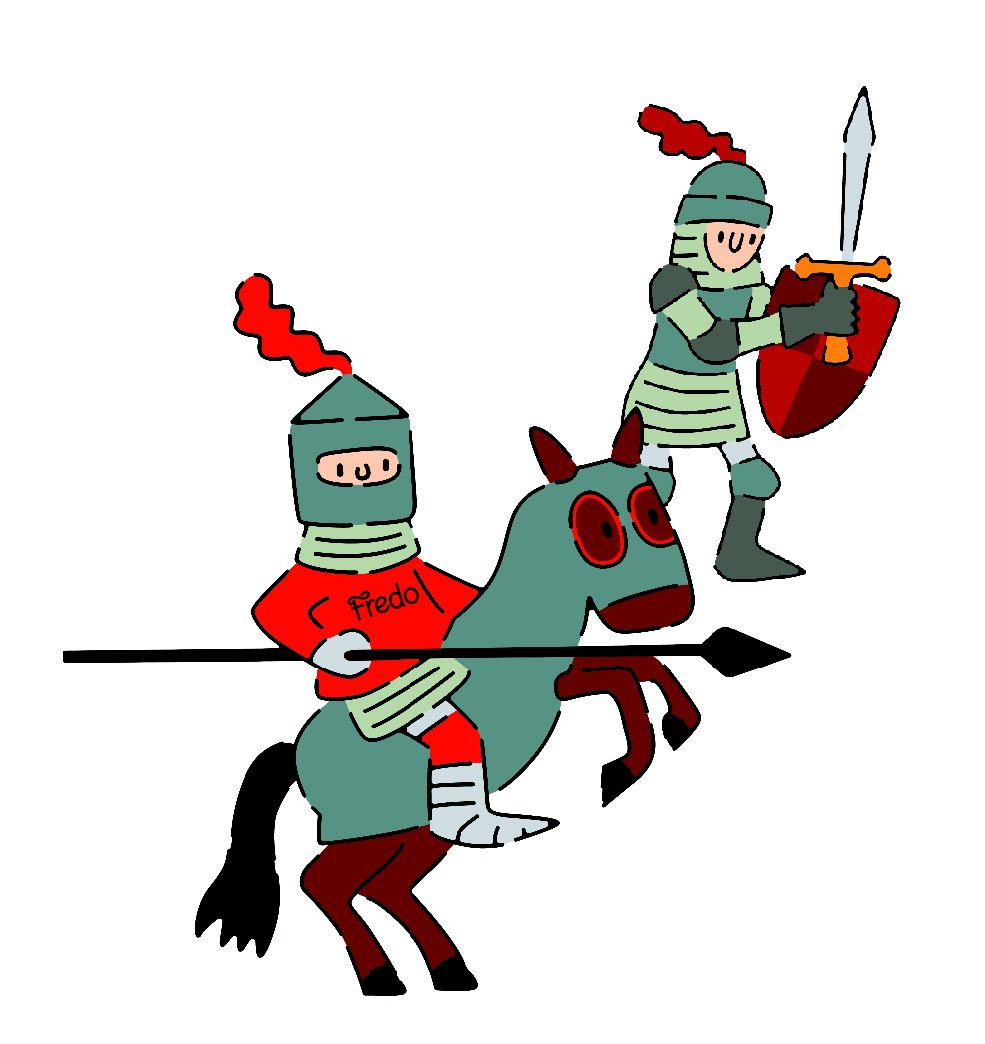 Djeco Stencil Set - Knights - I Want That Present