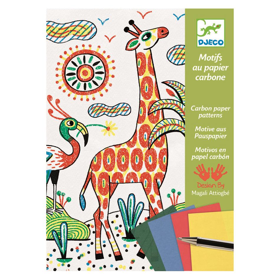 Djeco Out and About Carbon Paper Patterns - I Want That Present