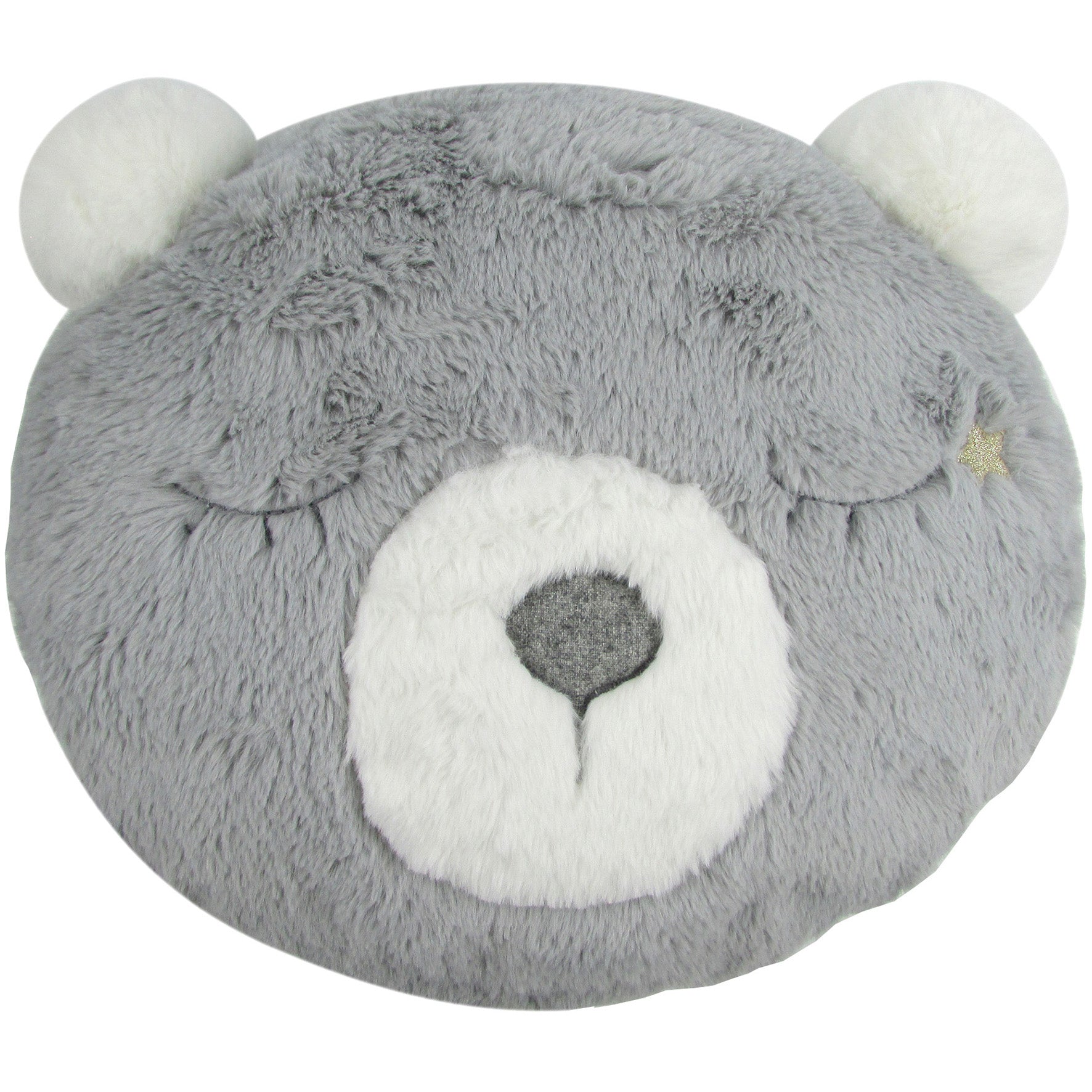 Albetta Grey Bear Cushion - I Want That Present