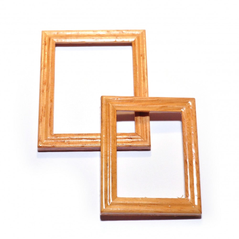 Miniature Natural Wooden Frame (2pc)