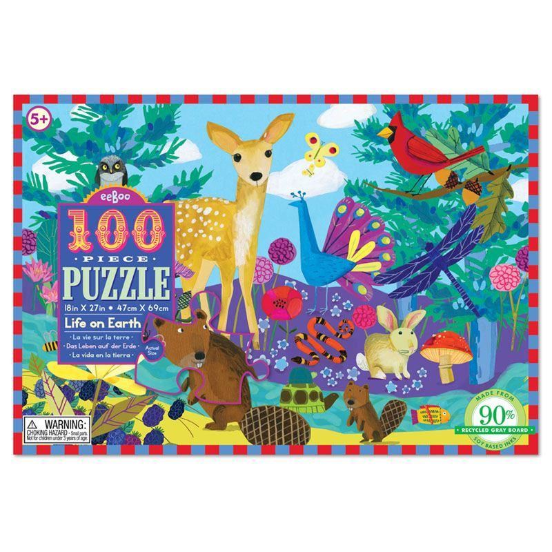 Giant Life on Earth 100 Piece Puzzle by eeBoo