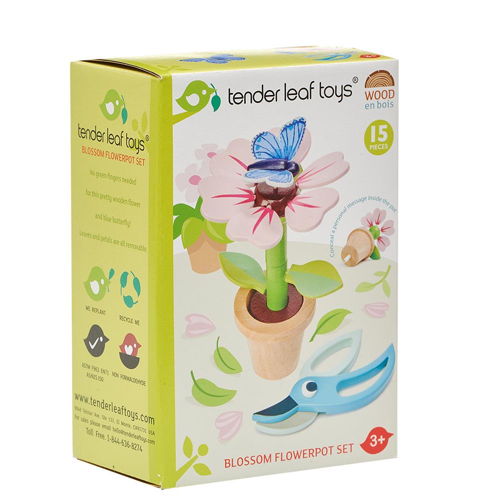 Tender Leaf Toys Blossom Flower Pot Set