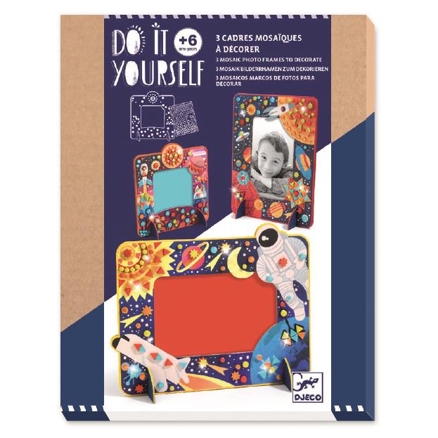 Djeco Do It Yourself In Space Mosaic Frames