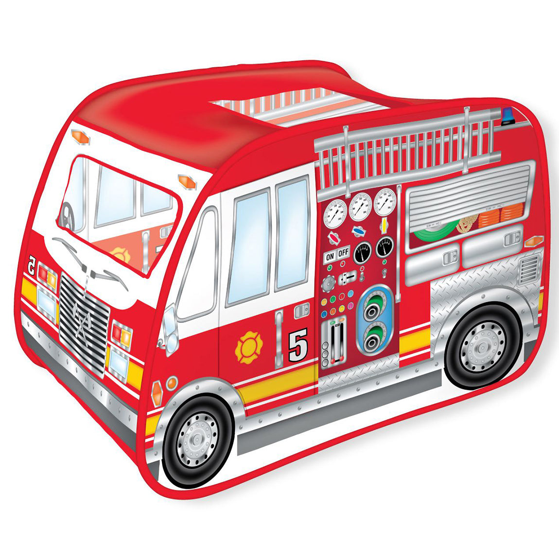 Pop Up Fire Engine Play Tent