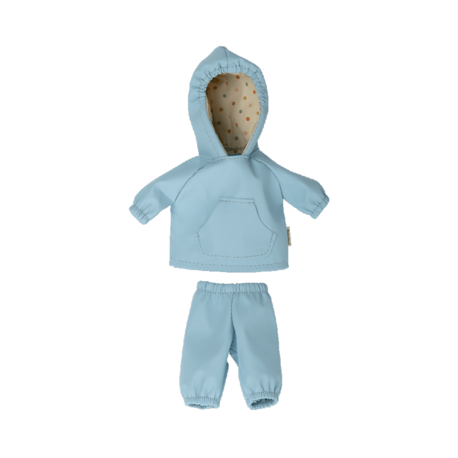 Maileg Teddy Junior Clothes - Rainwear Outfit - I Want That Present
