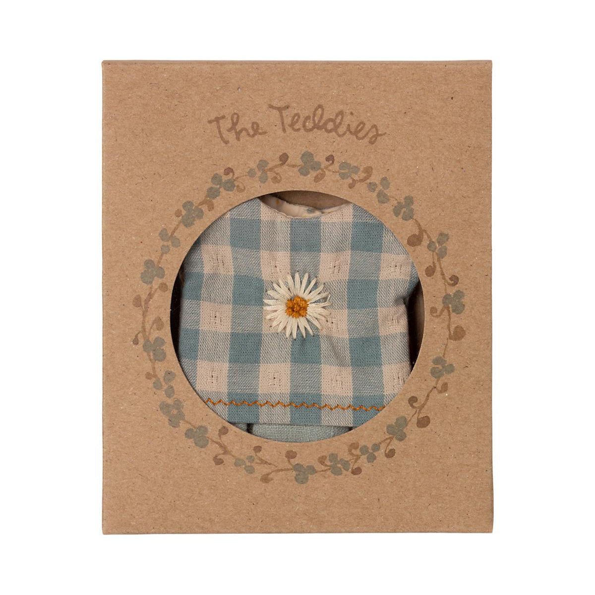 Maileg Teddy Mum Clothes - Blue Dress - I Want That Present