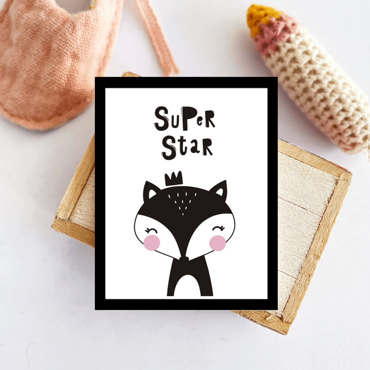 Miniature Wall Art - Super Star Fox - I Want That Present