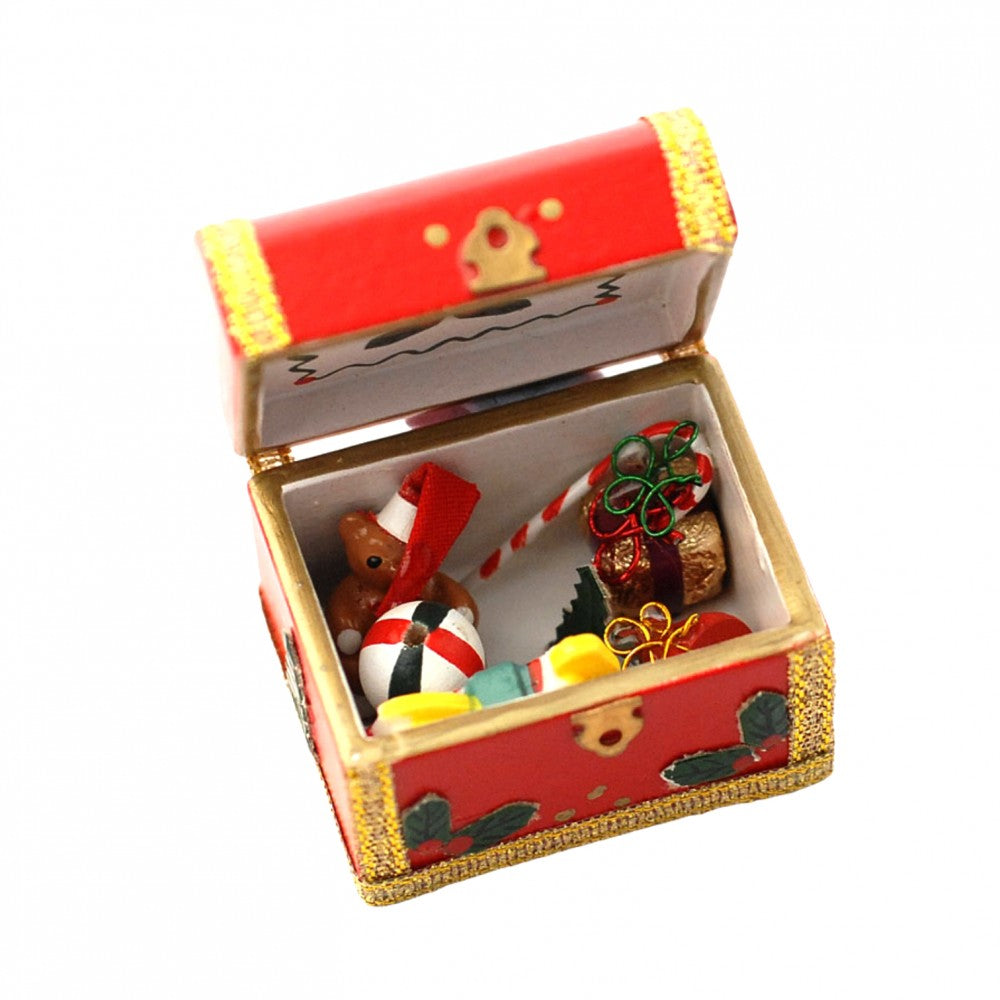 Miniature Christmas Box with Toys