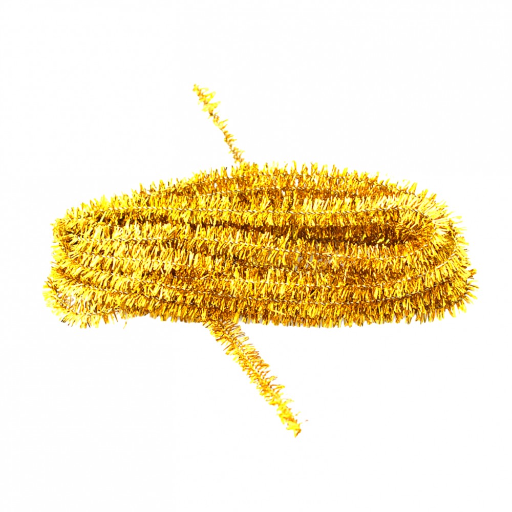 Miniature Gold Christmas Tinsel