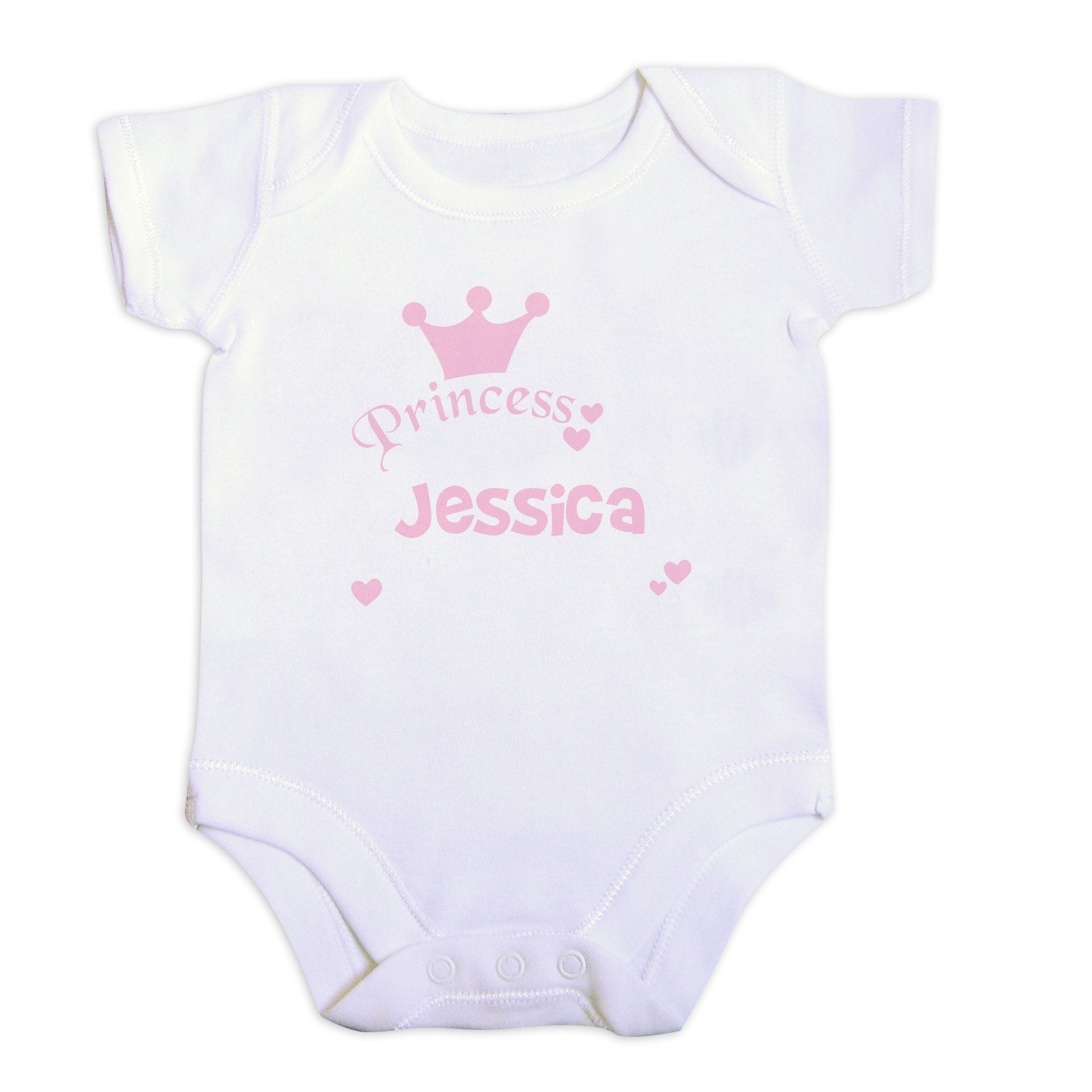 Personalised Little Princess Baby Vest (0-3 months)