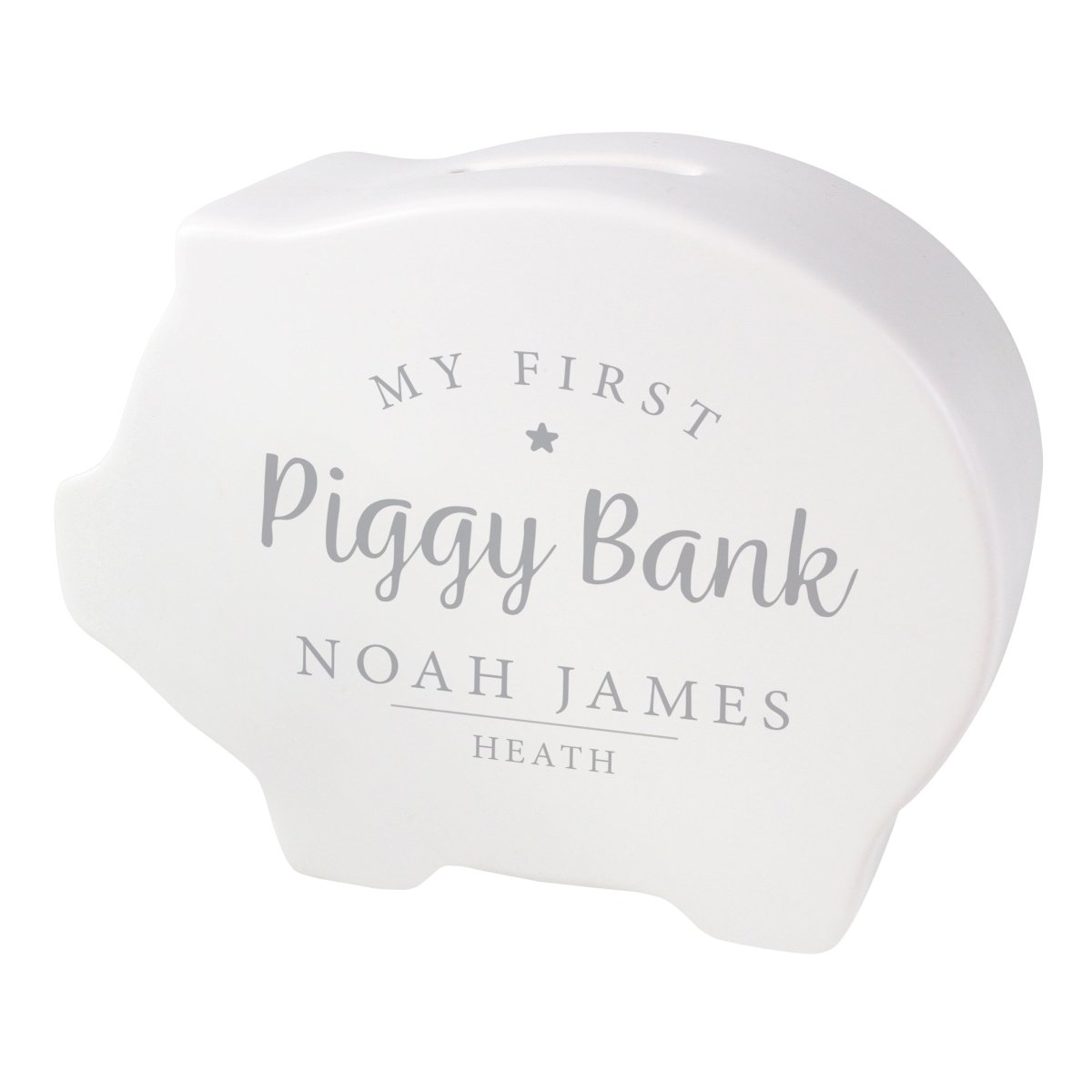 Personalised My First Piggy Bank - I Want That Present