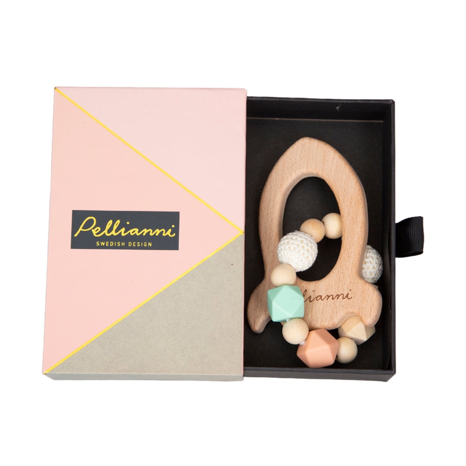 Pellianni Toys Rocket Teether - Darling