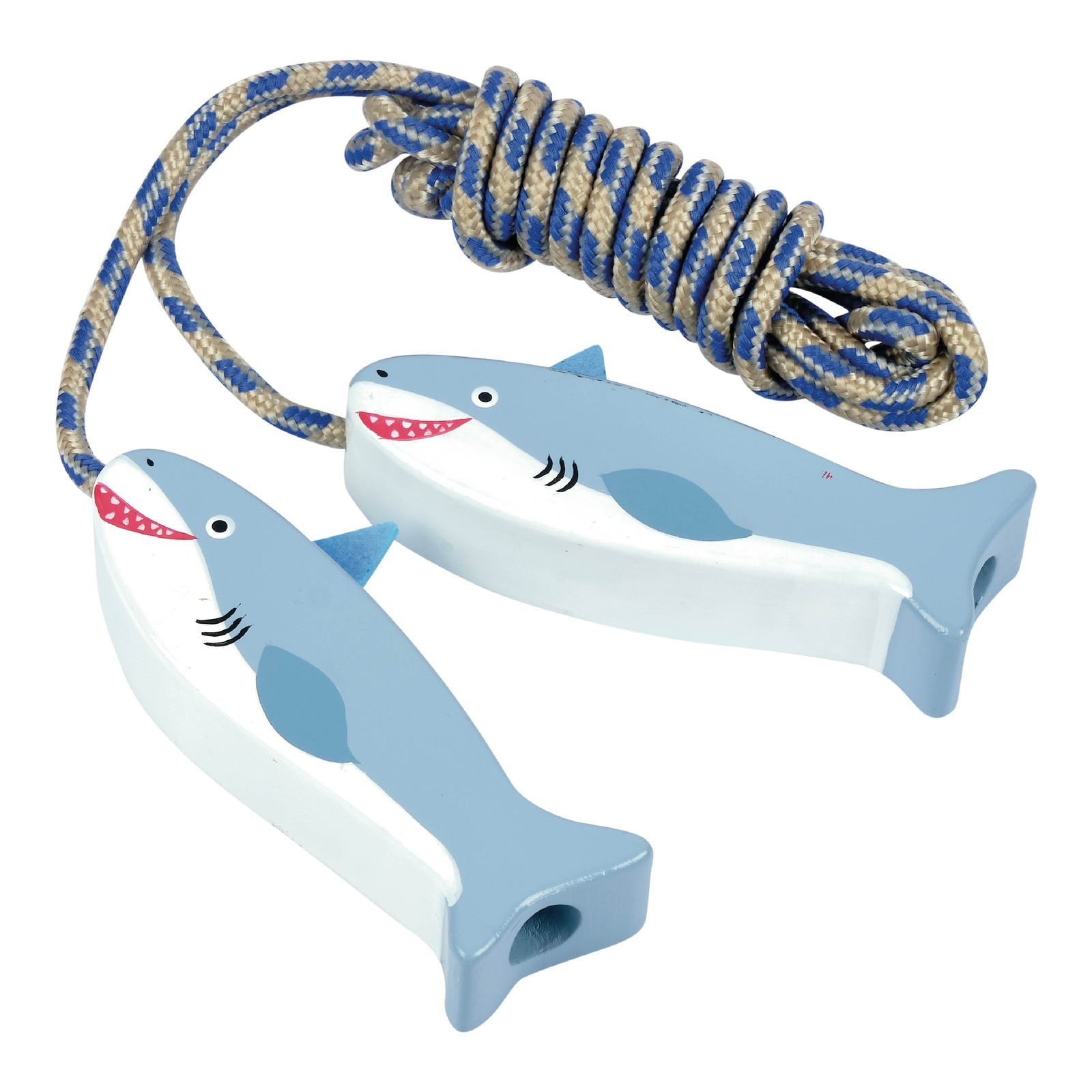 floss and rock shark skipping rope 