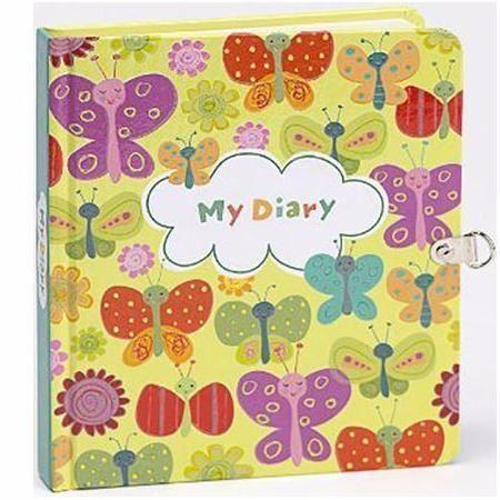 Peaceable Kingdom Butterfly Glow in the Dark Lockable Notebook - I Want That Present