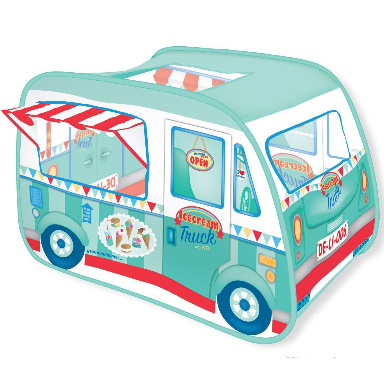 Pop Up Ice Cream Van Play Tent